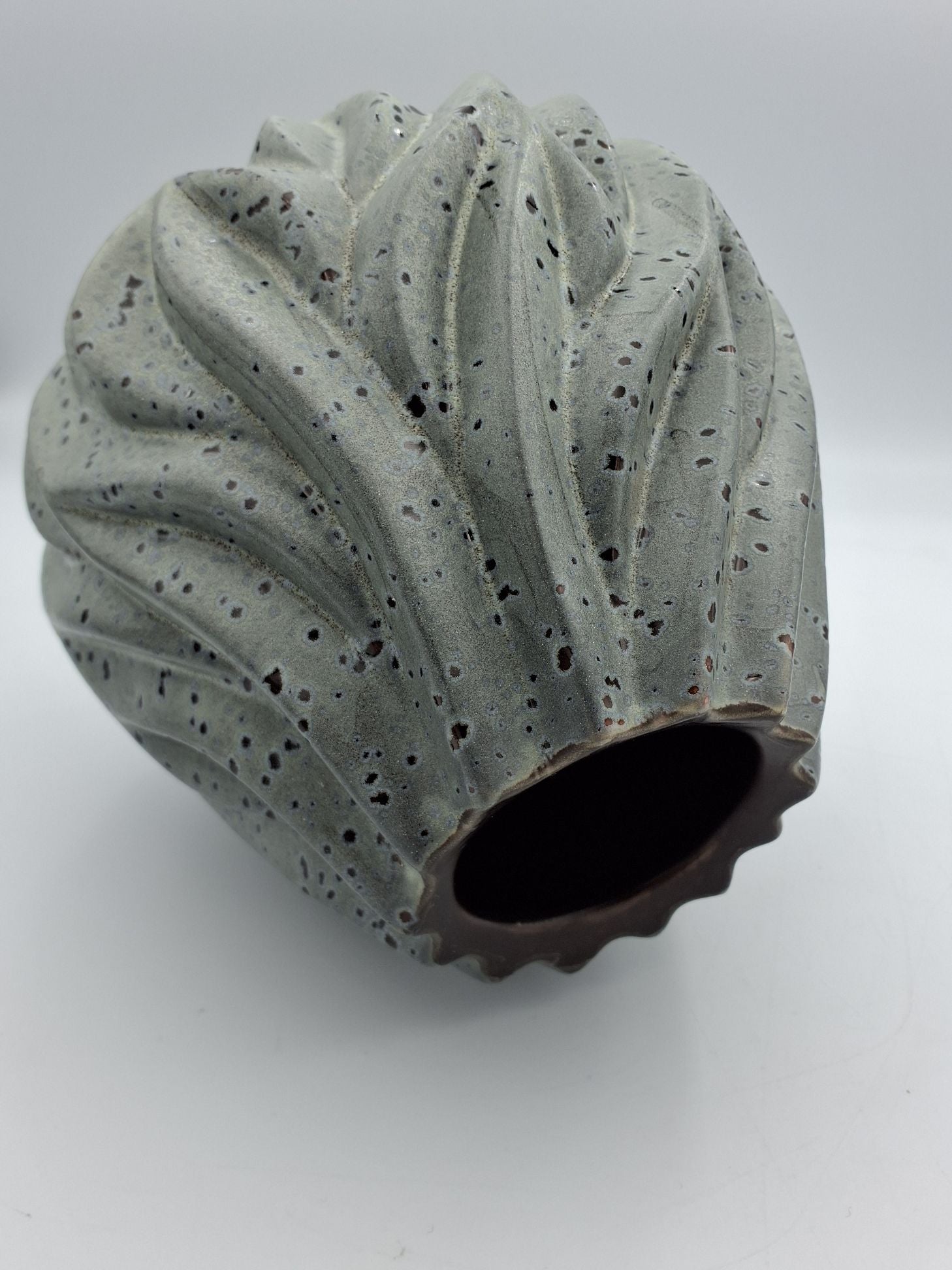 Flot Morsø keramikvase med struktur